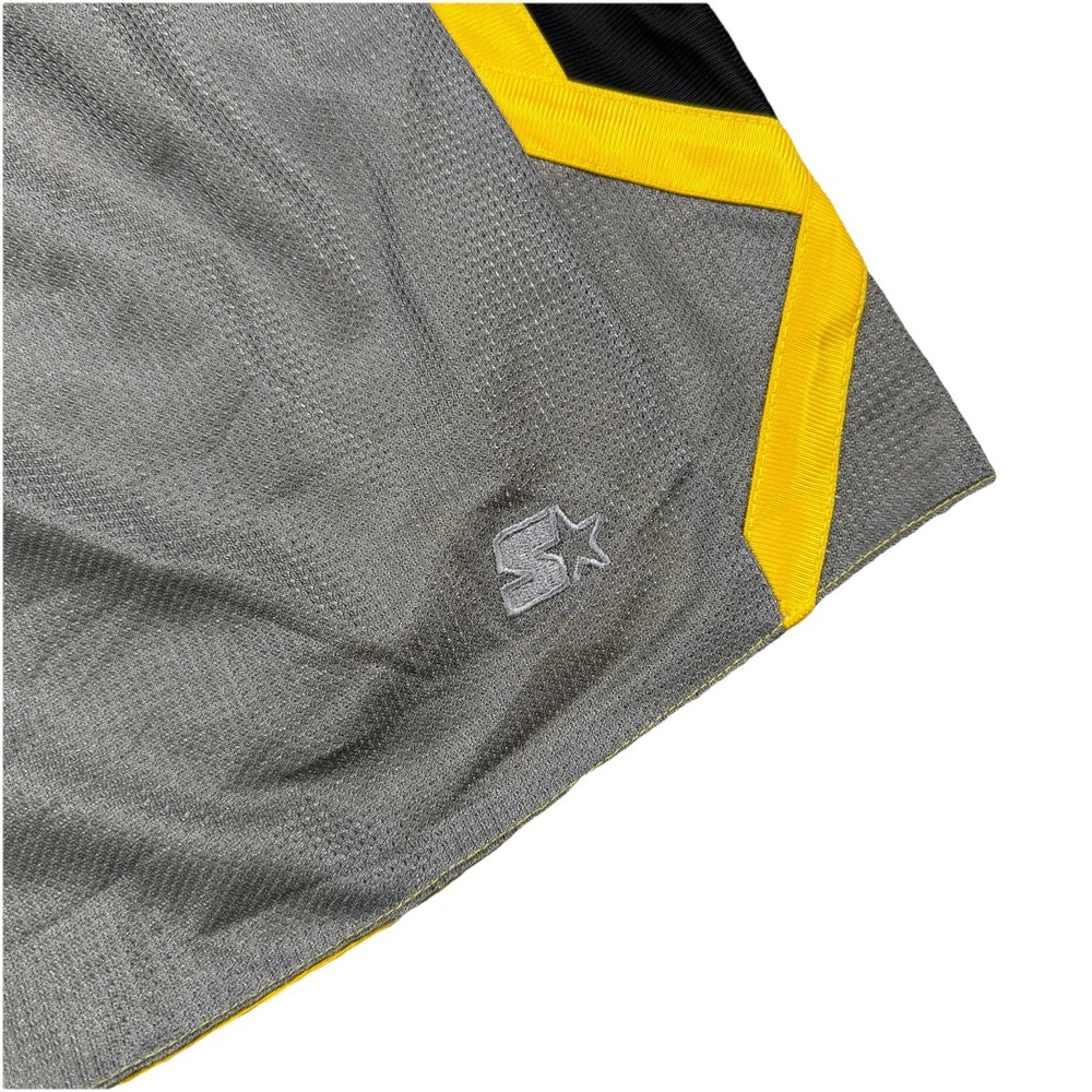 Vintage Starter Shiny Dazzle Shorts Reversible Mens 44b Basketball Gray Gym